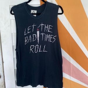 UNIF Let the Bad Times Roll Unisex Oversized Tank S